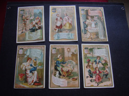 Original Old Cards Chromos Liebig S 570 Chansons Enfantines Complet - Liebig