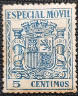 Fiscales  Especial Movil U38 1932 5Cts - Steuermarken