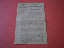 Pharmacie GASTOUD à Romans Drôme, Notice De La Liqueur Mère De Phosphate De Chaux  .... - Reclame