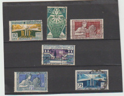 1924 N° 210 à 215  Arts Décoratifs  Oblitérés  (lot 435) - Usados