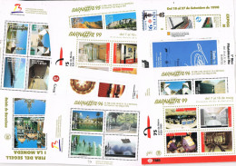 55070. Lote 10 Hojitas Diferentes BARCELONA 1988-1999, Label, Cinderellas. OCASION ** - Plaatfouten & Curiosa