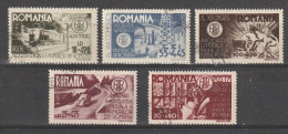 1945 -  Association Générale Des Ingénieurs Mi No 903/907 - Usati