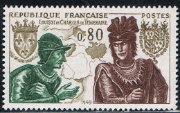 FRANCE : N° 1616 ** (Louis XI Et Charles Le Téméraire) - PRIX FIXE - - Unused Stamps