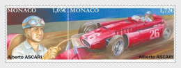 MONACO 2019 LEGENDARY F1 DRIVERS ALBERTO ASCARI NEW STAMP - PILOTI F1 - Unused Stamps
