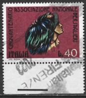 Italy 1974. Scott #1151 (U) Bersaglieri Veterans Association, 50th Anniv. - 1971-80: Used