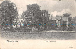 R086590 Windermere. The Old College. Platino Photo. Pictorial Stationery. Peacoc - Monde