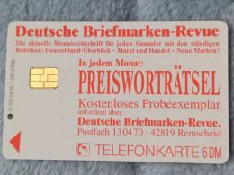 GERMANY-1085 - O 0705 - Deutsche Briefmarken-Revue 1995 - Jahreskarte (Briefmarken) - STAMP - 1.000ex. - O-Series: Kundenserie Vom Sammlerservice Ausgeschlossen