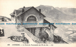 R086091 Lourdes. La Gare Du Funiculaire Du Jer. LL. Neurdein Reunis. Levy - Monde