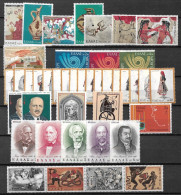 GREECE 1973 Complete All Sets MNH Vl. 1187 / 1227 - Volledig Jaar