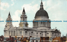 R086608 St. Pauls Cathedral. London. E. Gordon. 1907 - Other & Unclassified