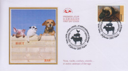 Enveloppe  FDC  1er  Jour   FRANCE    Animaux  D' Elevage    2017 - 2010-2019