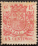 Fiscales  Especial Movil U55 1934  15Cts Dentelé 14 - Revenue Stamps