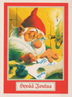 BABBO NATALE Buon Anno Natale Vintage Cartolina CPSMPF #PKG334.IT - Kerstman