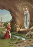 Vergine Maria Madonna Gesù Bambino Natale Religione Vintage Cartolina CPSM #PBP795.IT - Jungfräuliche Marie Und Madona