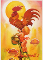 PASQUA BAMBINO UOVO Vintage Cartolina CPSM #PBO280.IT - Pâques