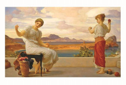 Postcard Art - Bovinado De La Madeja - Frederic Leighton - Size: 15x10 Cm. - Paintings