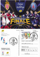 2017 Carte Entier Postal: "Finale De La Coupe De France De Football " + Soutien à Candidature Olympique De "Paris 2024" - Cartas & Documentos