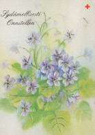 FIORI Vintage Cartolina CPSM #PAR185.IT - Flowers