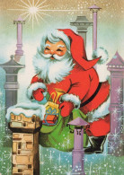 BABBO NATALE Natale Vintage Cartolina CPSM #PAJ723.IT - Santa Claus
