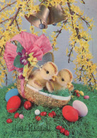 EASTER CHICKEN EGG Vintage Postcard CPSM #PBP219.GB - Pâques