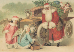 SANTA CLAUS Happy New Year Christmas Vintage Postcard CPSM #PBB102.GB - Kerstman