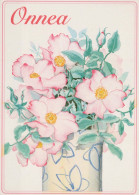 FLOWERS Vintage Postcard CPSM #PAS626.GB - Blumen