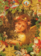 ANGEL CHRISTMAS Holidays Vintage Postcard CPSM #PAJ257.GB - Engel