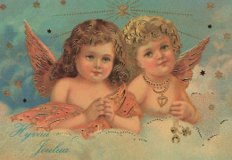 ANGEL CHRISTMAS Holidays Vintage Postcard CPSM #PAH052.GB - Anges