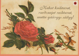 FLEURS Vintage Carte Postale CPSM #PBZ856.FR - Flowers