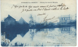 FORGES LEZ CHIMAY : Etang Du Grand Moulin - TRES RARE CPA - Cachet De La Poste 1907 - Chimay