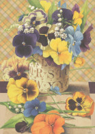 FLORES Vintage Tarjeta Postal CPSM #PBZ251.ES - Flowers