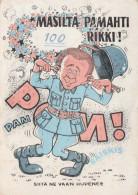 SOLDADOS HUMOR Militaria Vintage Tarjeta Postal CPSM #PBV822.ES - Umoristiche