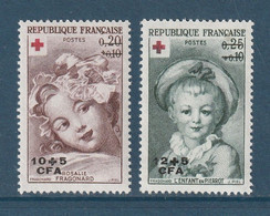 Réunion - YT N° 353 Et 354 ** - Neuf Sans Charnière - 1962 - Ungebraucht