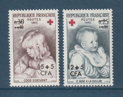 Réunion - YT N° 366 Et 367 ** - Neuf Sans Charnière - 1965 - Ongebruikt