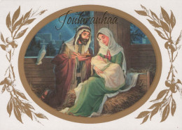 Virgen María Virgen Niño JESÚS Navidad Religión Vintage Tarjeta Postal CPSM #PBP791.ES - Jungfräuliche Marie Und Madona