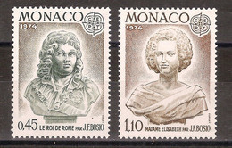 Monaco - Yt N° 957 à 958 ** - Neuf Sans Charnière - 1974 - Nuevos