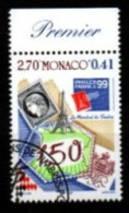 MONACO   -  1999 .  Y&T N° 2207 Oblitéré.  Philexfrance 99.     Tour Eiffel - Used Stamps