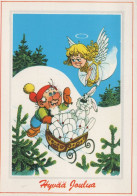 ÁNGEL NAVIDAD Vintage Tarjeta Postal CPSM #PAG868.ES - Engelen