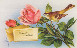 FLOWERS Vintage Ansichtskarte Postkarte CPSMPF #PKG091.DE - Flowers