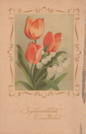 FLOWERS Vintage Ansichtskarte Postkarte CPA #PKE729.DE - Flowers