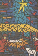 MALEREI SAINTS Christentum Religion Vintage Ansichtskarte Postkarte CPSM #PBQ115.DE - Tableaux, Vitraux Et Statues
