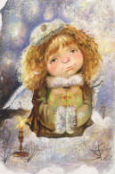ENGEL Weihnachten Vintage Ansichtskarte Postkarte CPSM #PBP536.DE - Engelen