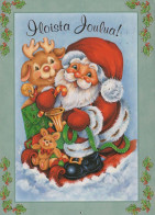 WEIHNACHTSMANN SANTA CLAUS Neujahr Weihnachten Vintage Ansichtskarte Postkarte CPSM #PBL094.DE - Kerstman