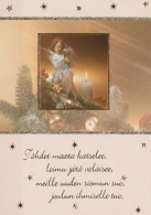 ENGEL WEIHNACHTSFERIEN Feiern & Feste Vintage Ansichtskarte Postkarte CPSM #PAJ002.DE - Engel