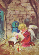 ENGEL WEIHNACHTSFERIEN Feiern & Feste Vintage Ansichtskarte Postkarte CPSM #PAH746.DE - Anges