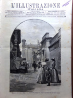 L'Illustrazione Italiana 25 Agosto 1889 Melfi Brindisi Lecce Asmara Zanardelli - Voor 1900