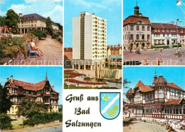 72936431 Bad Salzungen Kurhaus Hochhaus Leninplatz Markt Kindersanatorium Charlo - Bad Salzungen