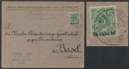SMYRNE -  DEUTSCHE POST / 1900 BRIEF ==> SCHWEIZ  (ref 7898) - Deutsche Post In Der Türkei