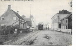 Warcoing (Pecq) La Pomme D'or Pont Du Canal Le Tram - Pecq