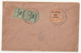 Malaya Jap- Occupation  Dai - Nippon 2602 Malaya Over Print  Negri Sembilan Stamps On Cover From Kampar To Kuwalalumpur - Japanisch Besetzung